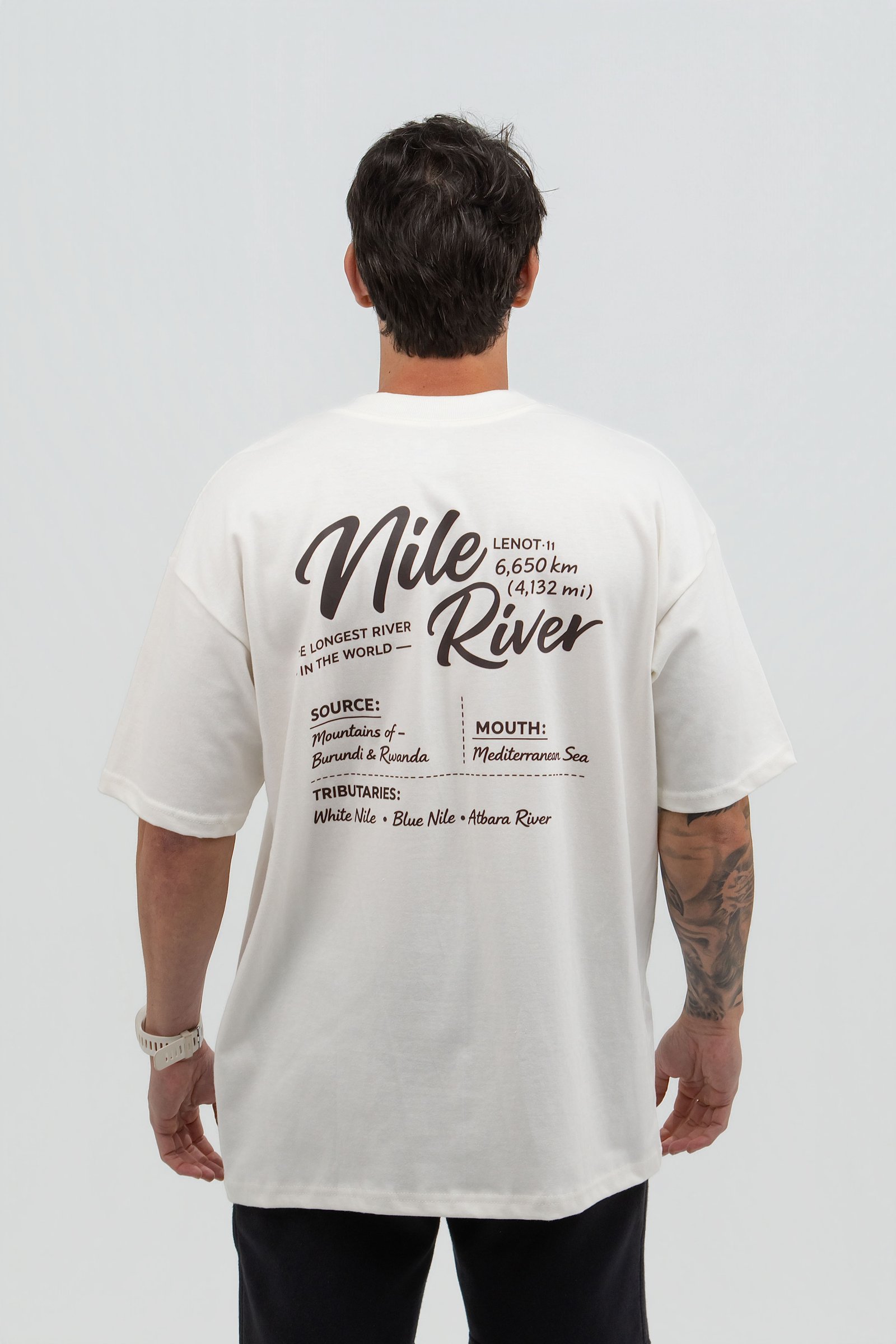Over Nile River - Offwhite
