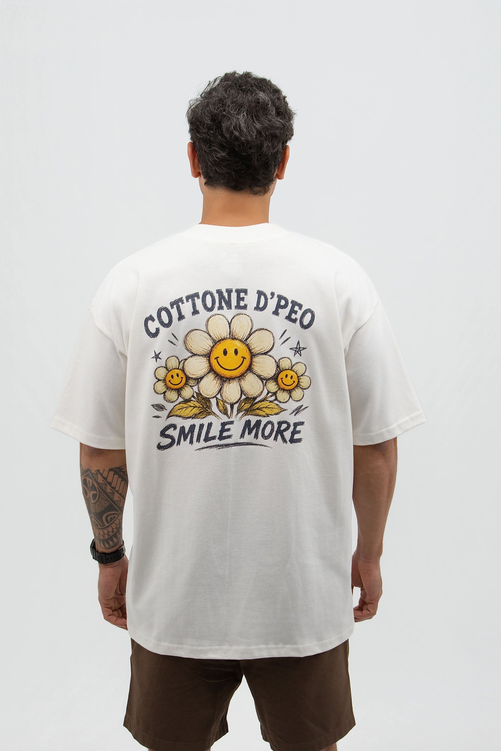 Over Flor Smile - Offwhite