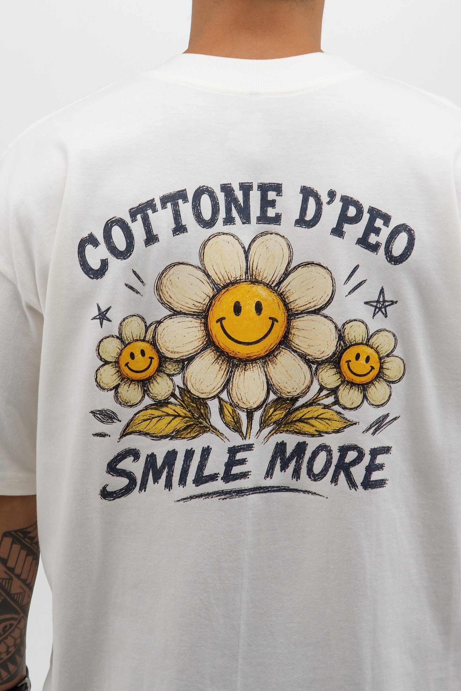 Over Flor Smile - Offwhite