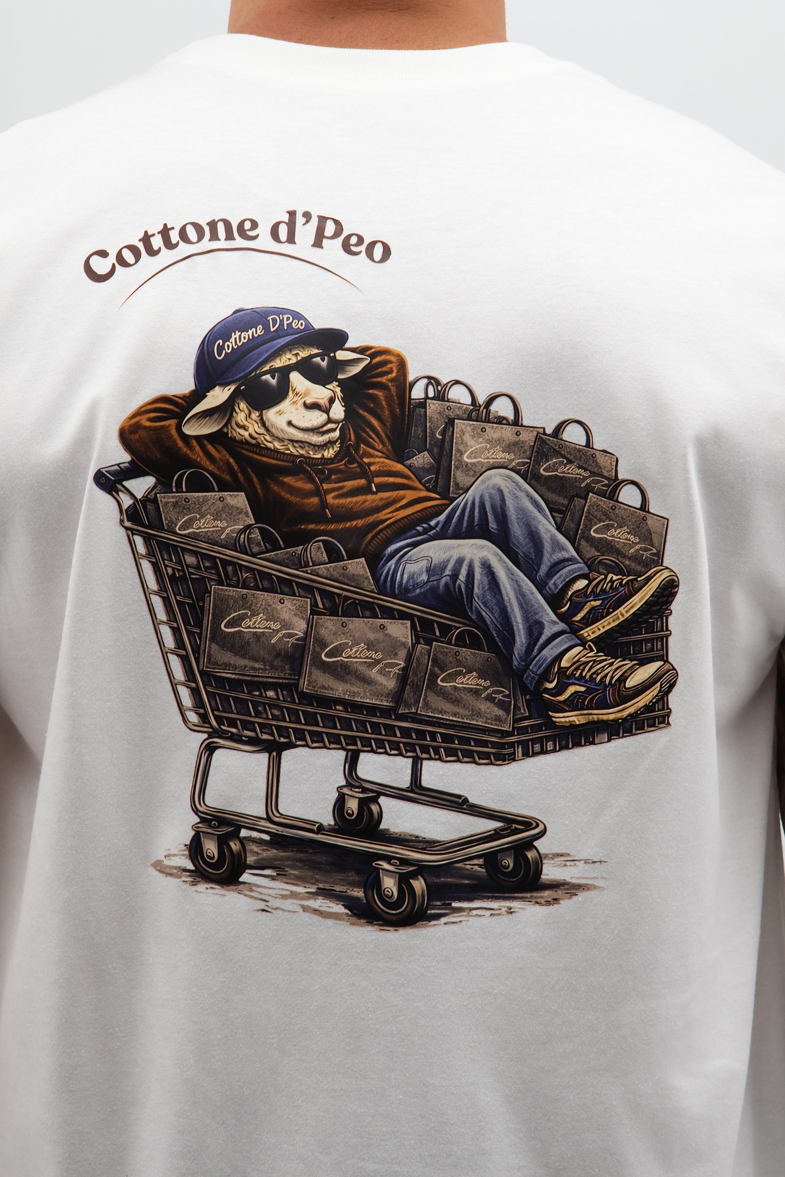 Regular Carrinho de Compras - Offwhite