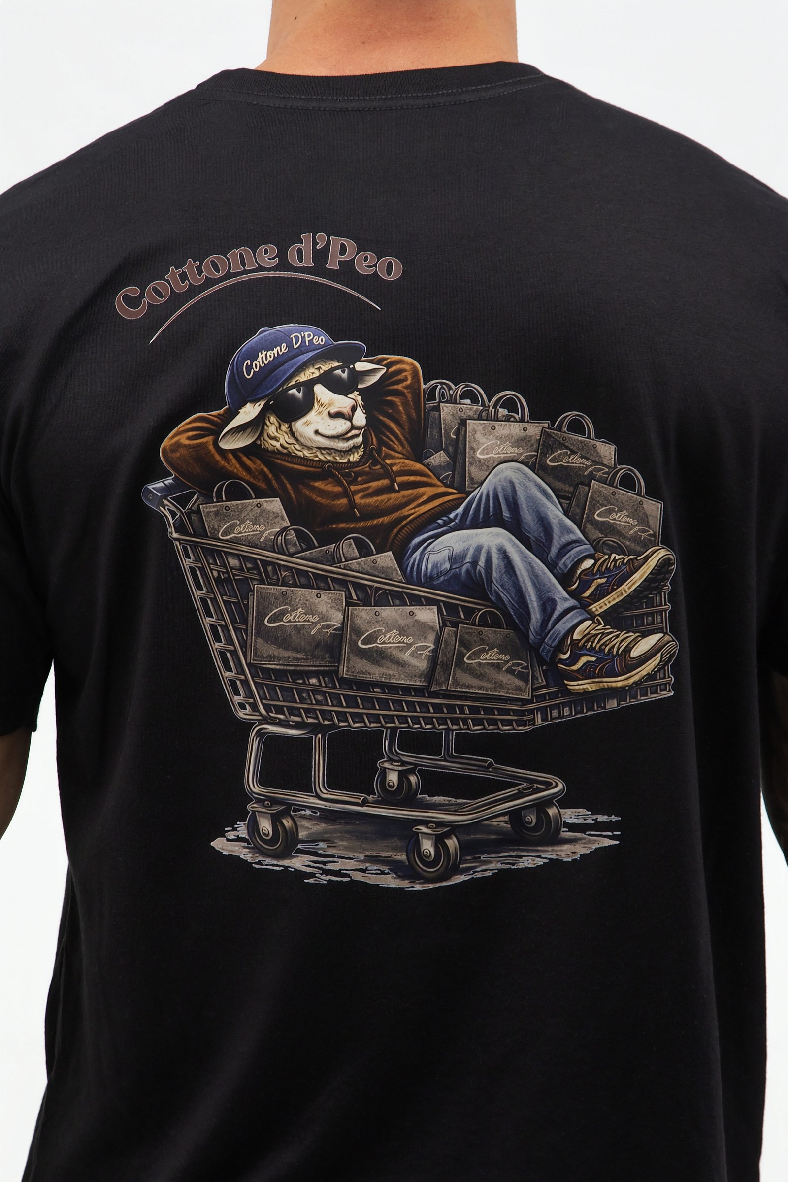 Regular Carrinho de Compras - Preta