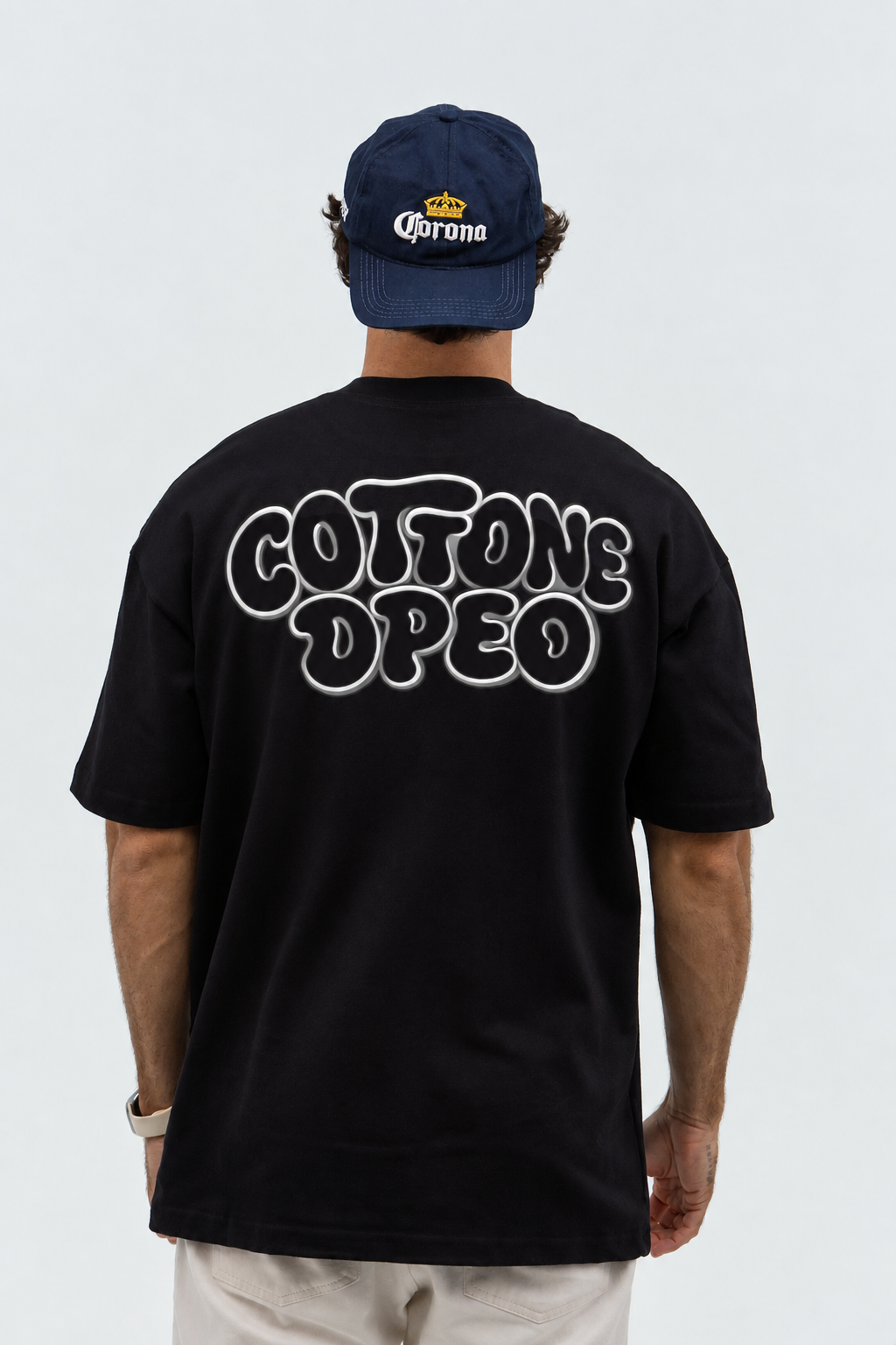 Over Cottone Grafite - Preta