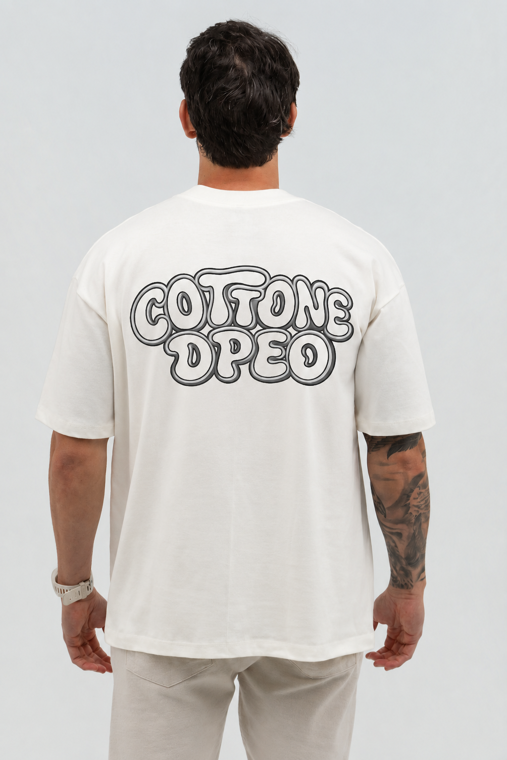 Over Cottone Grafite - Offwhite
